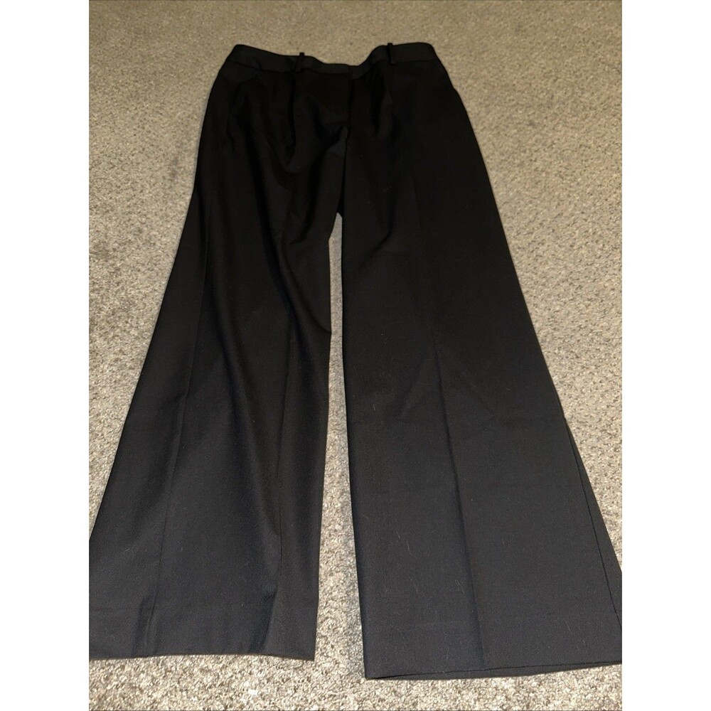 NWT Talbots Wool Blend Black Dress Pants Women's 10 Petite $99. Side Pockets